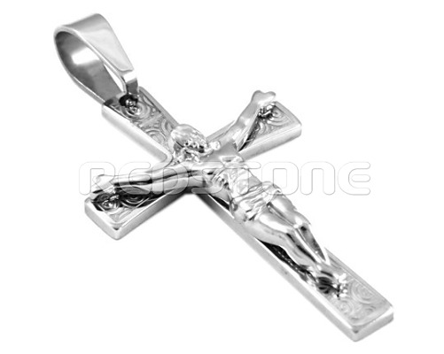 Oceľový prívesok - krížik SP41542